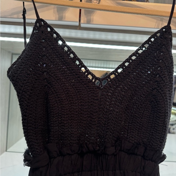 Miss Avenue Black Maxi Dress NWOT Open back. Size Small - Picture 3 of 6